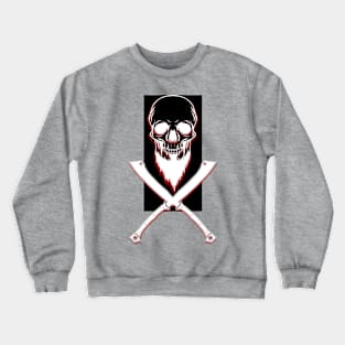 Skull & machete black & white Crewneck Sweatshirt